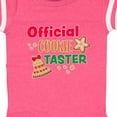 thumbnail image 4 of Inktastic Christmas Official Cookie Taster with Bell and Star Cookie Boys or Girls Baby Bodysuit, 4 of 5