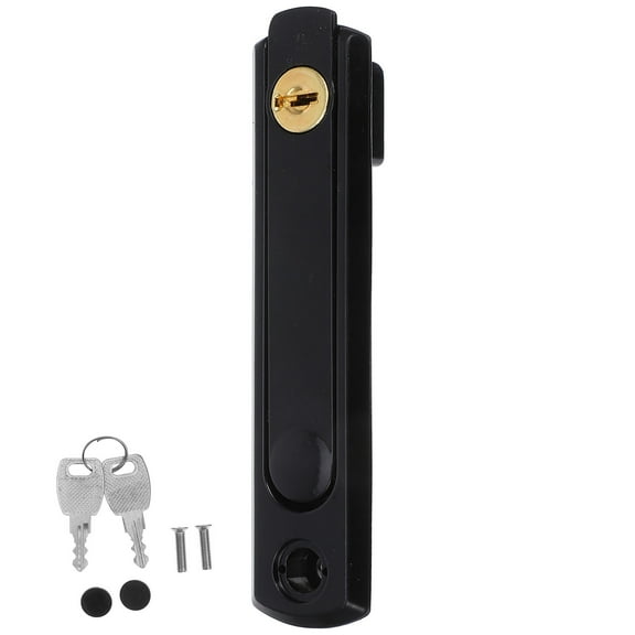 Black Window Security Lock Bar for Doors and , Window Safety Hardware for Enhanced Home
