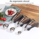 thumbnail image 4 of Cuchara para helado Injueey 2 en 1 cuchillo para tallar de doble cabeza Vino rojo 4cm, 4 of 6