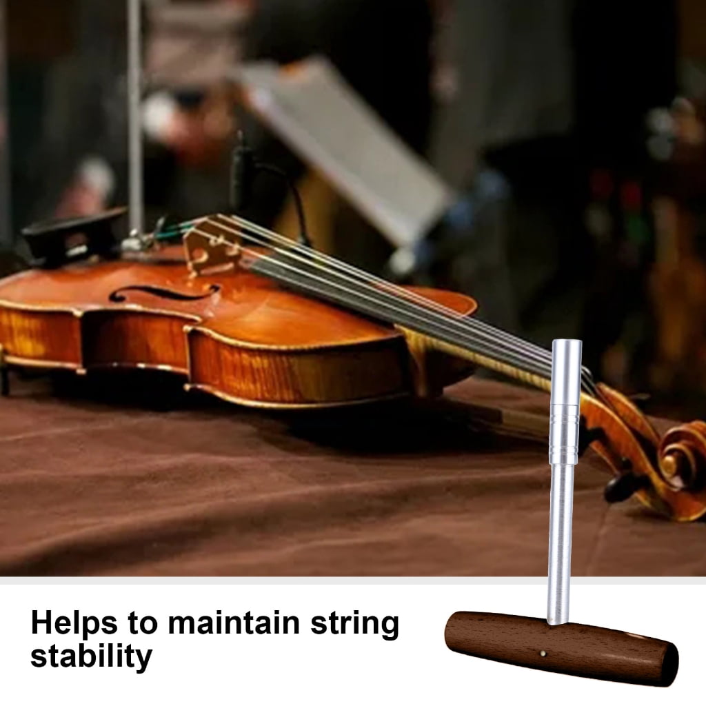 Professional Piano Tuner T Handle Tool Piano Tuning Spanner Steel & Wood Handle Excellent Craftsmanship