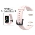 thumbnail image 2 of Pulsera de banda de reloj inteligente WDOplteas Para HUAWEI Band 6 Para HONOR Band 6 rosa claro Para estrenar, 2 of 8