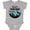 AC-Heather Grey, variant on Dad's Hiking Buddy with Mountains and Trees Boys or Girls Baby Bodysuit