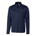 thumbnail image 2 of Men's Cutter & Buck  Navy Jacksonville Jumbo Shrimp  Clique Spin Eco Performance Half-Zip Pullover, 2 of 3