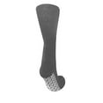 thumbnail image 4 of Diabetic Socks Non Skid Hospital Loose Fitting Slipper Socks With Gripper Bottoms 2 Pack Savings Gripper socks (9-11, Dark Gray), 4 of 5