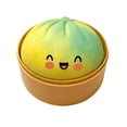 thumbnail image 4 of Dumpling Stress Ball Glossy Transparent Gel Surface Cute Smile Face Blushing Cheeks Design Decompression Doll for Handheld Squeeze Stress Relief, 4 of 10
