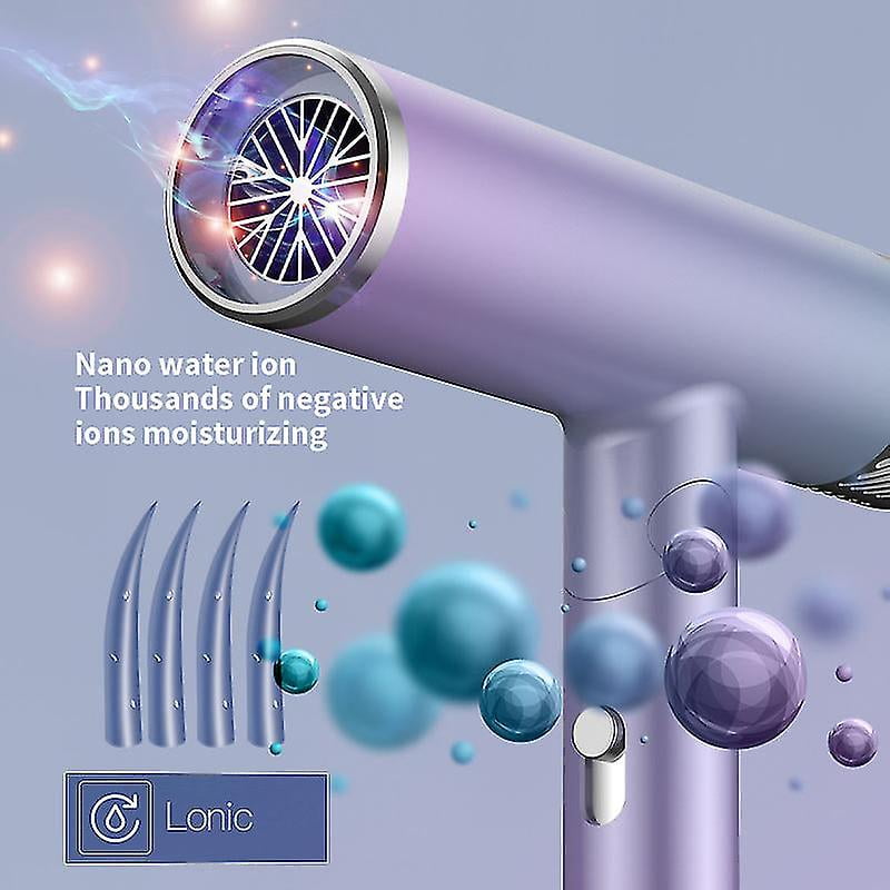 Professional hair dryer with high speed brushless negative ionic foldable hair blow dryers super light fast drying blow dryer