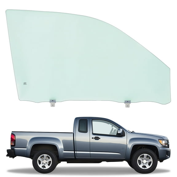 Kojem Front Door Window Glass Passenger RH Side for 2004-2012 Chevy Colorado & GMC Canyon