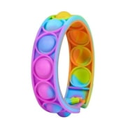 Nokiwiqis Wristband Fidget Toy Wearable Bubble Bracelet Toy Stress Reliever