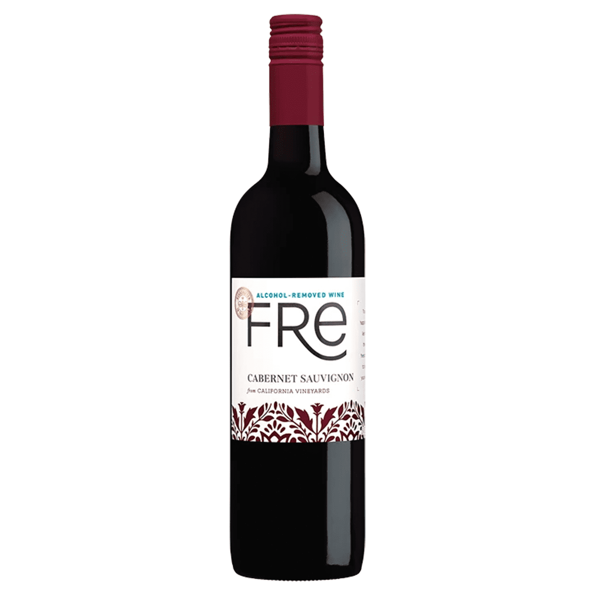Sutter Home Fre Cabernet Non-Alcoholic Red Wine, Experience Bundle with ChromaCast Pop Socket, Seasonal Wine Pairings & Recipes, 12/750ML