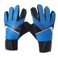 thumbnail image 3 of Gants de Football pour Enfants avec Latex Résistant à l'Usure, Poignée Antidérapante, Soutien de Poignet Réglable et Protection des Doigts – Design Unisexe pour Garçons et Filles, Taille 7 (Convient à une Longueur de Main de 17-18cm), Vert, 3 of 5