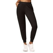 Sweet Hearts 3-Pack Womens Joggers with Pockets- Plus Size Elastic Waist Soft Sweatpants for Women Yoga Pants Made in USA