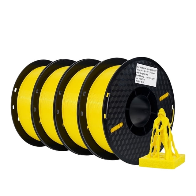 4KG PLA Filament 1.75mm 3D Printing Plastic Material, No Bubble Eco-friendly Multiple Color For FDM 3D Printers ,Smoother Printing Experience