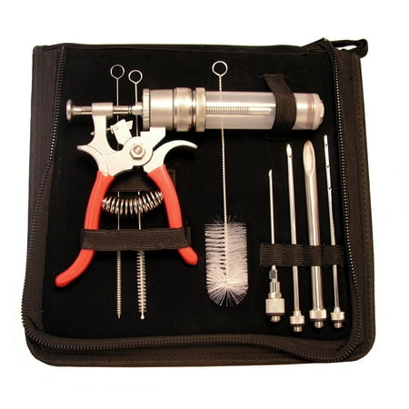 Oversized Injector - The SpitJack Magnum Meat Injector Gun - Complete Kit with Case