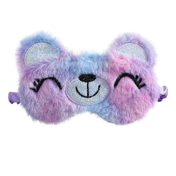 LULULION Purple Sleeping Eye Mask and Makeup Headband for Comfortable Travel and Nap