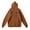 Brown, variant on Mens Zip Up Hoodie Couple Style Butterfly Letter Print Casual Loose Fit Pullover Jacket Daily Wear Outdoor Activities Comfortable Full Zip Hooded Sweatshirts With Pocket