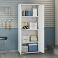 thumbnail image 4 of Fortress Textured Metal 75.4" Garage Cabinet with 4 Adjustable Shelves y, 4 of 9