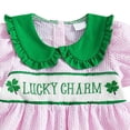 thumbnail image 4 of Zshosam Robes pour Petite Fille Robe Trapèze pour Petites Filles Motif Arc-en-Ciel Mignon Manches Courtes Décontractée Robes pour Tout-Petites Filles pour Fête Taille 2T 3T,(Rouge 2-3 Ans), 4 of 6