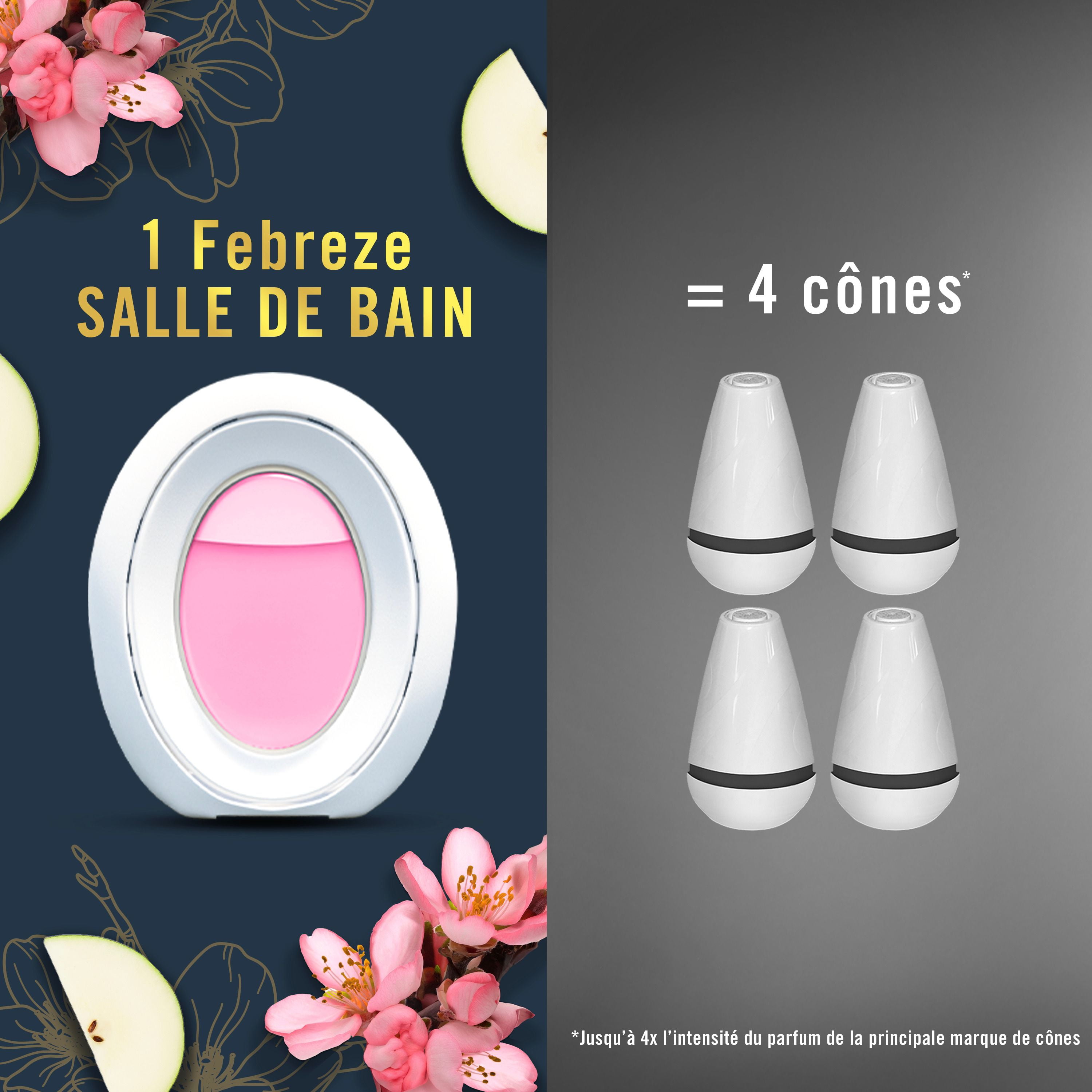 Febreze Odor Fighter Small Spaces Air Freshener Cherry Blossom, 7.5ML