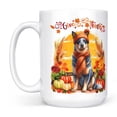 thumbnail image 2 of Happy Thanksgiving Australian Cattle Dog Give Thanks Fall Beanie Scarf Welcome Mug Heeler Lover Gifts Coffee Tea Cup - 00020, 2 of 4