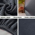 thumbnail image 3 of Funda elástica para cabecera de cama, funda de cabecera cuadrada pequeña de jacquard, funda para cabecera de cama a prueba de polvo para dormitorio, cabecera de cama a prueba de suciedad, 3 of 6