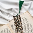 thumbnail image 6 of Kdxio Cat Skulls and Flowers Print Metal Tassel Bookmarks,Perfect Gift for Art Lovers and Bookworms Metal Bookmarks for Women, 6 of 8