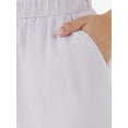 thumbnail image 2 of Time and Tru Women's Linen Blend Pull On Shorts, 3.5" Inseam, Sizes XS-XXXL, 2 of 5