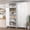 White-90" H-SH, variant on Polup90" Height Metal White Storage Cabinet, Modern Tall Steel Pantry Cupboard with 4 Doors and Adjustable Shelves for Kitchen Garage and Home