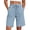 46# 1Pack:Light Blue, variant on NELEUS Women's 9" Bermuda Shorts Waffle Knit High Waisted Breathable Lounge Casual Shorts with Pockets,Purple,US Size L