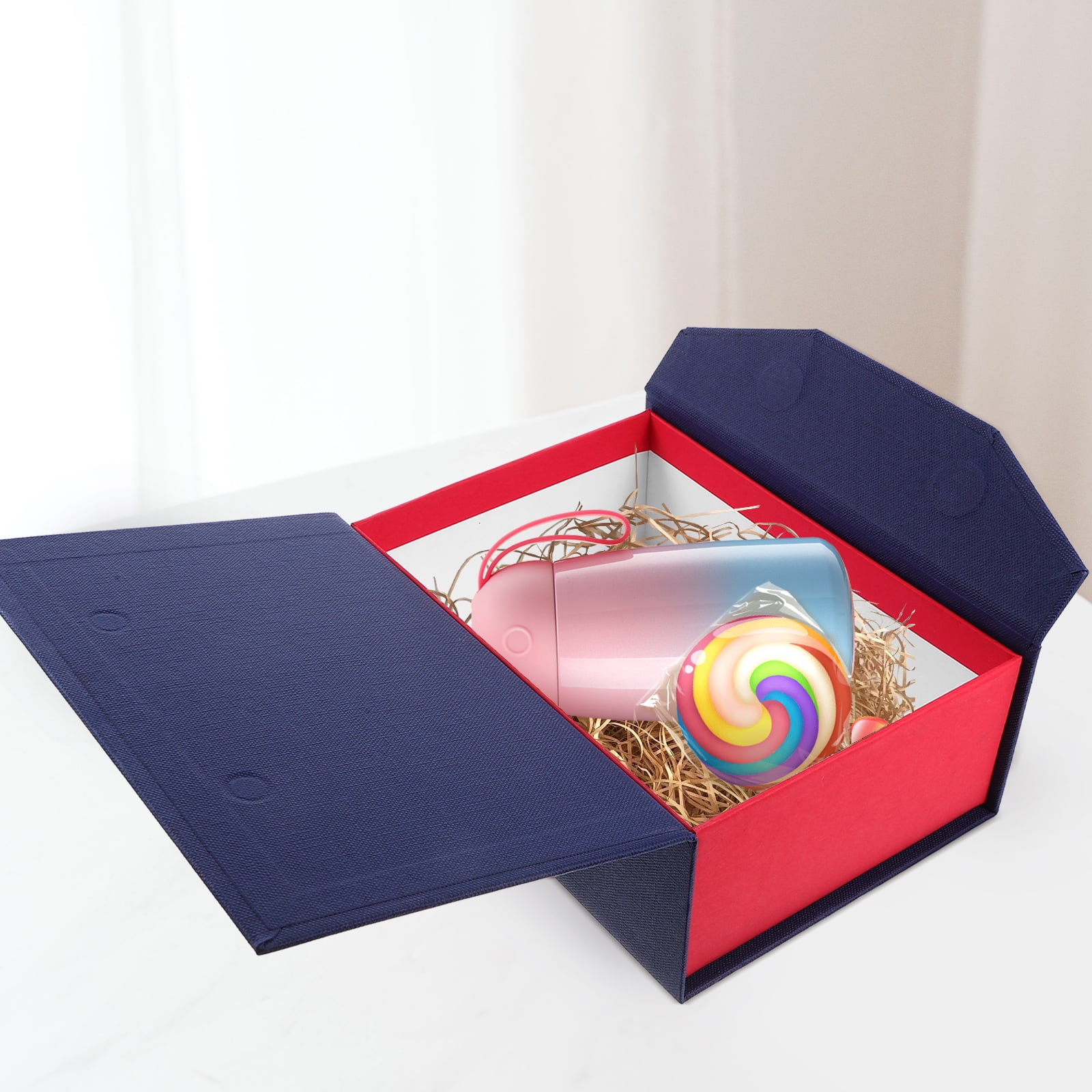 Boîte Cadeau Rectangulaire Avec Couvercle Et Nœud Rose 25x18x8,5 Cm - Idéal Mariage, Anniversaire, Noël Boite Cadeau Grande Boîte Cadeau Rectangulaire Avec Couvercle Et Nœud Rose 25x18x8,5 Cm - Idéal Mariage, Anniversaire, Noël Boite Cadeau Grande