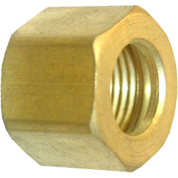 LASCO 17-6111 1/4-Inch Compression Brass Nuts, 2-Piece
