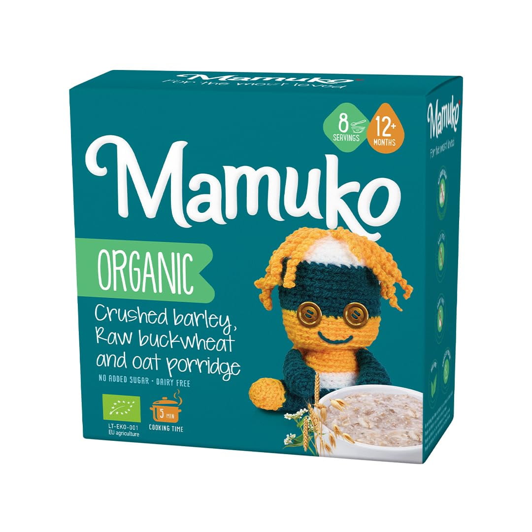Baby Food Stage MAMUKO Organic Baby Porridge Spelt, Buckwheat