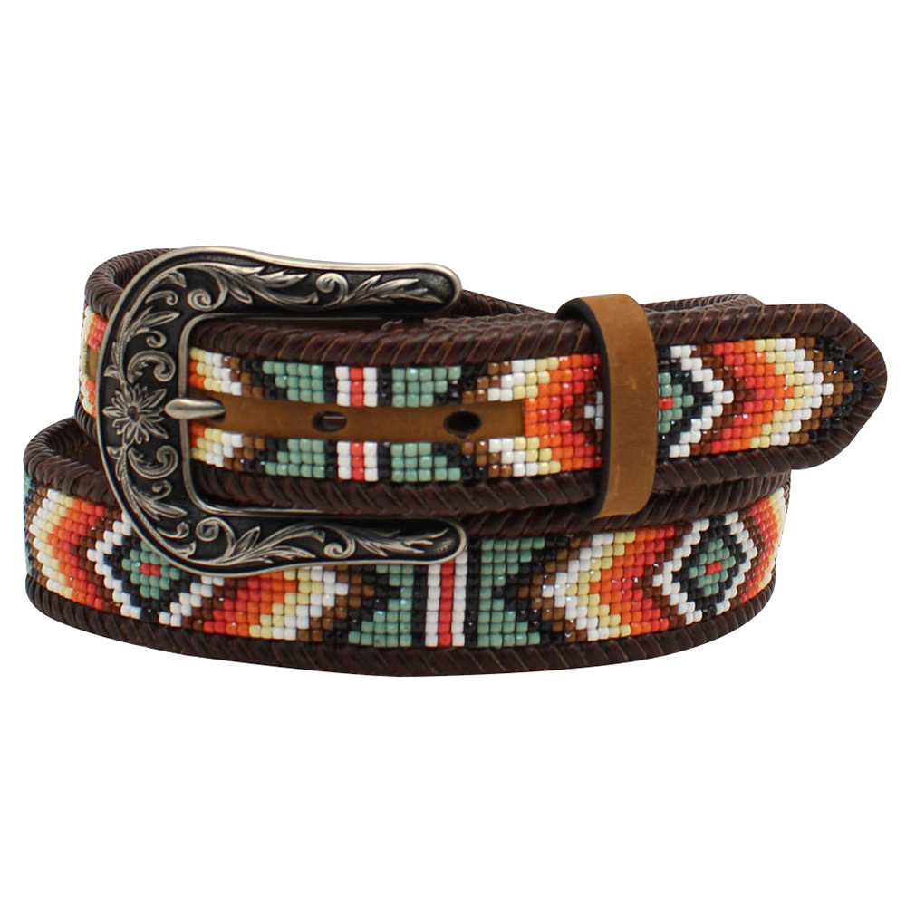 Medium Nocona Womens Aztec Beads Laced 