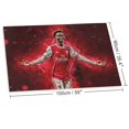 thumbnail image 2 of Bukayo Saka Bandera impresa con temática, regalo perfecto para fanáticos, amigos y familiares, y adecuada para actividades al aire libre e interiores, decoraciones de fiesta. 120*180CM, 2 of 6
