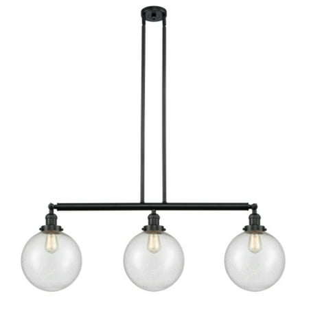 

Innovations 213-BK-S-G204-10 X-Large Beacon 3 Light Island Light part of the Franklin Restoration Collection Matte Black
