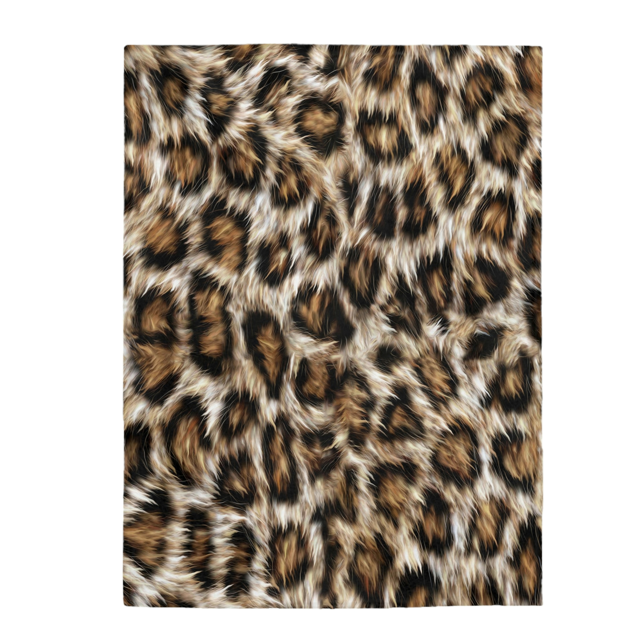 Leopard Animal Print Minky Throw Blanket, Female *Pfy* Dynamic Apparel