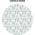 thumbnail image 3 of Round Tablecloth Sage Green Leaf Table Cloths Waterproof Table Cover for Wedding Party Dining Holiday Banquet, 3 of 6