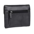 thumbnail image 3 of Julia Buxton Women's Heiress Pik-Me-Up Mini-Trifold Leather, Black, 3 of 4