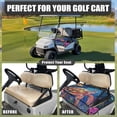 thumbnail image 4 of Whosucclay Sea Turtle Ocean Life Anti-Scratch Golf Cart Seat Towel Blanket Soft for EZGO Yamaha Club Car Icon, Thick Golf Cart Seat Cover, 4 of 7