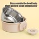 thumbnail image 5 of Comedero Colgante de Acero Inoxidable para Perros y Gatos, 2 En 1, para Agua y Comida, con Borde Antiderrame y Diseño de Clip Seguro para Jaulas de Mascotas., 5 of 6