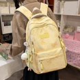 thumbnail image 6 of Casual Daily School Travel Bag Lightweight 15.6 Inch School Backpack with Multi-Pocket Large Capacity for Women Casual (Yellow), 6 of 12