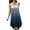Blue, variant on IROINNID Fit&Flare Dress For Women Regular Sleeveless Summer Casual Vest Dresses Round Neckline Print Dress