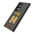 thumbnail image 2 of Keyscaper Daron Payne Black Washington Commanders Galaxy Magnetic Bump Case, 2 of 7