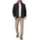 thumbnail image 2 of Chaqueta de felpa Inspire Chic para abrigo de invierno para hombres, con cuello alto, cremallera, suave, en color negro, talla S, 2 of 5