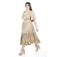 thumbnail image 2 of Vestido midi casual Roman Fashion /Tallas Extras, 4285 (Cafe) cafe 40, 2 of 6