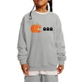 thumbnail image 1 of EDFBUYKRS Sweat-Shirt pour Enfants Garçon Fille Imprimé Citrouille Col Rond Pull à Manches Longues Vêtements d'Automne, 1 of 2