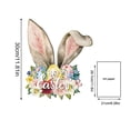 thumbnail image 7 of Easter Wreaths for Front Door Bunny Welcome Wood Sign Door Hanger Spring Decorations Easter Hanging Plaque Rabbit Sign Decorations for Home Shop Garden, 7 of 7