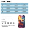 thumbnail image 6 of Pofeuu Dreamy Night Sky White Horse Print Men's Muscle T-Shirt, Sleeveless, Muscle Tank, Classic Muscle Tee Top For Men Casual Sleeveless Muscle T-Shirt Trendy Clothes-X-Large, 6 of 7