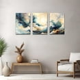 thumbnail image 6 of Canvas Wall Art For Living Room Modern Wall Decor For Bedroom Office Wall Decorations Minimalism Abstract Ink Paintings Framed Canvas Prints Wall Pictures Art Bathroom Home Decor 3 Piece, 6 of 6