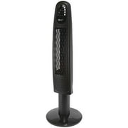 Oscillating 3-Speed Town Fan with Remote, Black - 36 in.