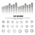 thumbnail image 4 of YouLoveIt 60-Piece Master Tap and Die Set Rethreading Kit for Cutting External and Internal Threads for Coarse and Fine Threads Tools, 4 of 8